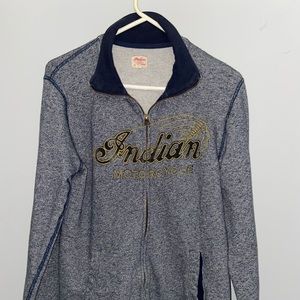 Indian Motorcycle Zip Sweatshirt - RARE